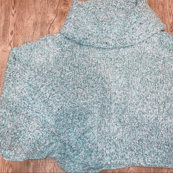 LAST SZ S! NWT Free People | BFF Sweater Aqua Star - Picture 9 of 14